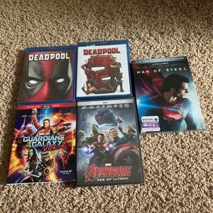 5 Superhero Marvel/DC Movies